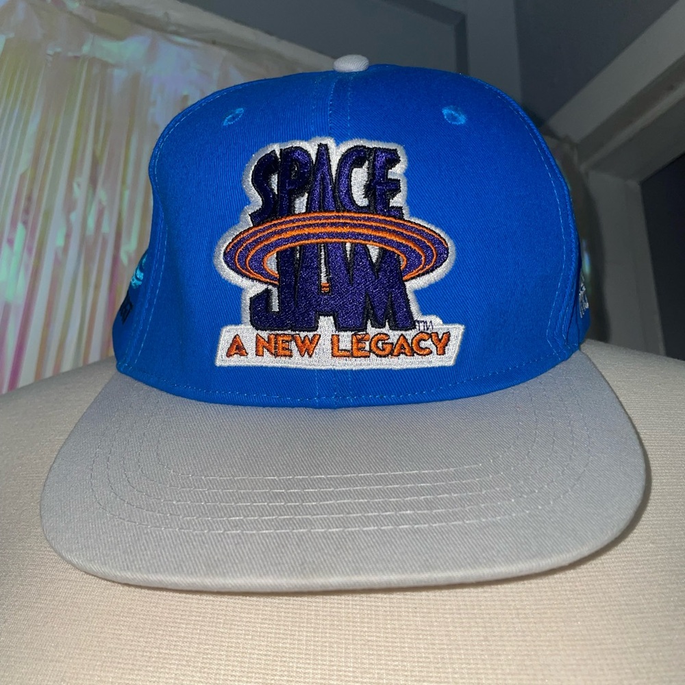 Space Jam A New Legacy Blue Cap with Gray Brim 2021 AT&T and HBO Embroidered